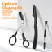 Tweezers for Men, 8 in 1 Professional Eyebrow Tweezers Kit with Eyebrow Trimmer & Scissors, Razor, Brush, Skin Care Tools