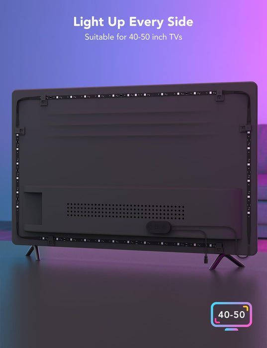 Govee Smart TV LED Backlight Strip, RGBIC for 40-50inch TVs