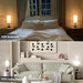 Bedside Table Lamps Set of 2 - Small Nightstand Lamp for Bedroom