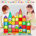 100 PCS Magnetic Building Tiles, Magnetic Block for Kids
