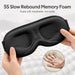 ® Sleep Mask for Men Women - 100% Blackout Eye Masks for Sleep - 3D Soft Sleeping Mask for Side Sleepers - Zero Pressure Lash Extensions Eye Cover Shade for Airplane Travel Essentials, Black