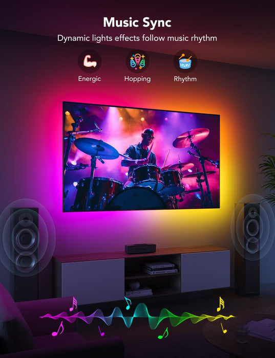 Govee Smart TV LED Backlight Strip, RGBIC for 40-50inch TVs
