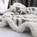 Sherpa Fleece Blanket Gifts for Mom Dad Cozy Soft Throw Blanket for Women Men Birthday Gifts Dual Sided Couch Sofa Bed Blanket (Grey,51x63)