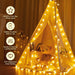 50 LED Star String Lights, 17ft Fairy Lights Battery Operated
