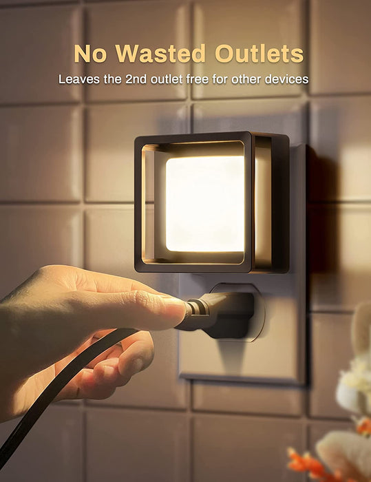 LED Night Light,Night Lights Plug Into Wall [2 Pack],3000K