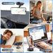 Magnet Phone Holder for Car & Desk, Strong Magnetic Phone Mount with Secure Lock, Universal 360° Rotatable Phone Stand f