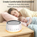 Sound Machine Night Light White Noise Machine with 30 Soothing Sounds 12 Colors Night Light Sleep Machine for Baby Kids Adults Brown Pink Nosie Machine with 32 Volume Levels for Office Home Travel