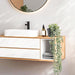 24" Fake Hanging Eucalyptus Plant for Bathroom Wall Art Decor