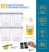 Flour Sugar Storage Containers (5.3L/4pk) Great Rice Canisters Sets For The Kitchen pantry, Large Food Storage Containers With Lids Airtight