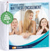 Waterproof Mattress Protector Queen Size, Zippered Mattress Encasement Bed Bug and Dust Mite Proof, Absorbent Six-Sided Mattress Cover