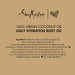 Daily Hydration Body Oil Virgin Coconut Oil For Dry Skin Paraben Free 8 oz