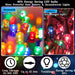 60 LED Slow Twinkle Christmas String Lights, Multicolor Soft Glow