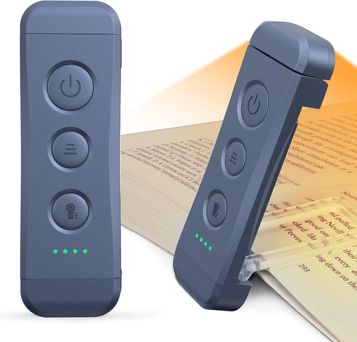 USB Rechargeable Book Light, Portable Clip-on LED Reading Light
