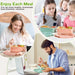 ® 3 Pack Bento Boxes for Adults/Kids, 1100 ML Bento Lunch Box With Spoon & Fork, Lunch Box Containers, Bento Box for Din