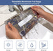 30 PCS Reusable Aluminum Foil Sealable Storage Bags, 2026 New Resealable Vacuum Zipper Pouches, Stand Up Foil Sealable B