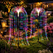 2 Pack Solar Willow Branch Garden Stake Lights 120 LEDs Multicolored