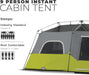 Core 9 Person Instant Cabin Tent - 14' x 9', Green (40008)
