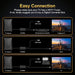 2026 Indoor Dash Skyline for Smart and Pitch, 6000 Miles Maximum HD Antenna Indoor Ourdoor Support 4K 1080P VHF UHF, 360 Distance Transmission Transmission Signal Amplifier (TV006)
