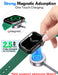 2Pack Travel Essentials for Apple Watch Charger,3-in-2 Multi Charging Cable