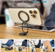 Magnetic Phone Ring Holder with Magsafe, Double Adjustable Gym Finger Ring Grip, Removable Phone Grip, for iPhone, iPad 