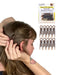 Magic-Grip Hairpins, 10 Styling Updo U-Pins for Strong Hold