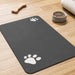 Pet Feeding Mat-Absorbent Dog Mat for Food and Water Bowl-No Stains Easy Clean Dog Food Mat-Quick Dry Water Dispenser-Pu