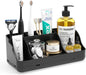 Bathroom Counter Organizer and Storage, 7 Slots Detachable Toothbrush Holders for Bathrooms, Anti-Slip Electric Toothbru