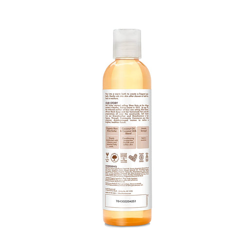 Daily Hydration Body Oil Virgin Coconut Oil For Dry Skin Paraben Free 8 oz