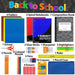 School Supplies Kit 45 Piece Grades K-12