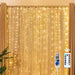 300 LED Fairy Curtain Lights, 9.8ft x 9.8ft Curtain String Lights