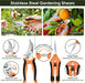 Gardening Tools, 12 Pcs Garden Tool Set for Planting & Weeding
