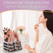 Makeup Organizer Countertop, Cosmetic Display Case, Acrylic Makeup Storage for Vanity, Clear Make-up Organizer for Vanit