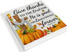 Thanksgiving Table Decor Indoor for Home Wooden Sign Decorations
