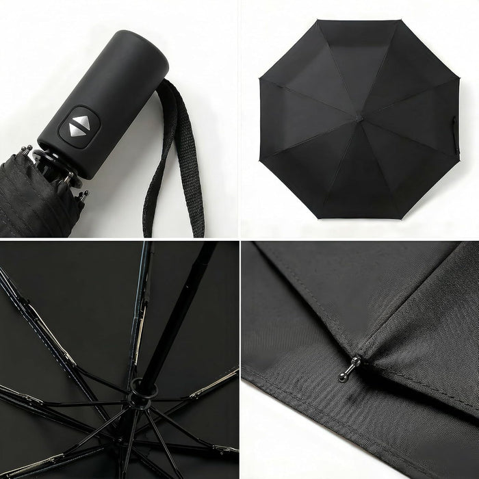 Small UV Protection Travel Umbrella Compact for Rain and Sun UPF 50+ Windproof Portable 42 inch Umbrella for Women and Men