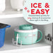 My Mug Ice Cream Maker Machine (Aqua): Multi-Purpose Soft Serve Ice Cream Machine with (2) Bowls for Homemade Gelato, Sorbet, Frozen Yogurt, Built-In Ingredient Chute, Easy to Clean and Store