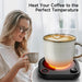 Coffee Mug Warmer for Desk, Cup Warmer with Temp Display & Timer