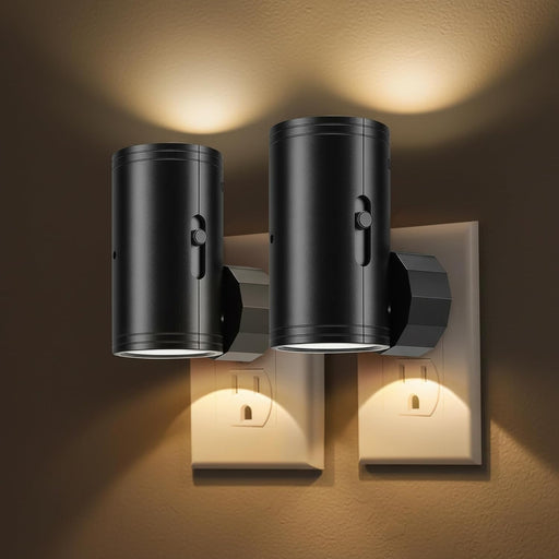 LED Night Lights Plug into Wall 2 Pack,Dimmable,Soft White 3000K