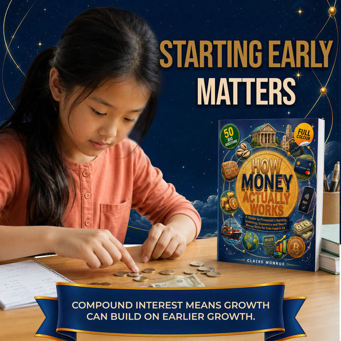 How Money Actually Works by Claire Monroe — Illustrated Finance Book for Ages 8–12