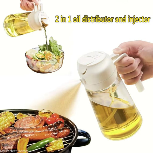 200 mL Kitchen Oil Sprayer Bottle — Black