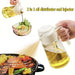200 mL Kitchen Oil Sprayer Bottle — Black