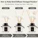 2PCS Lavender Reed Diffuser Set 1.7 fl oz with 6 Scent Sticks, Calming Essential Oil Diffuser Sticks for Home, Relaxing 