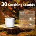 Sound Machine Mini White Noise Machine with 30 Soothing Sounds 4 Timers Memory Function for Newborn Baby Kids Adults Portable Rechargeable Sleep Brown Noise Machine for Travel Camping Home Office