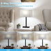 Touch Lamps for Nightstand Set of 2, Lamp for Bedroom Living Room with USB
