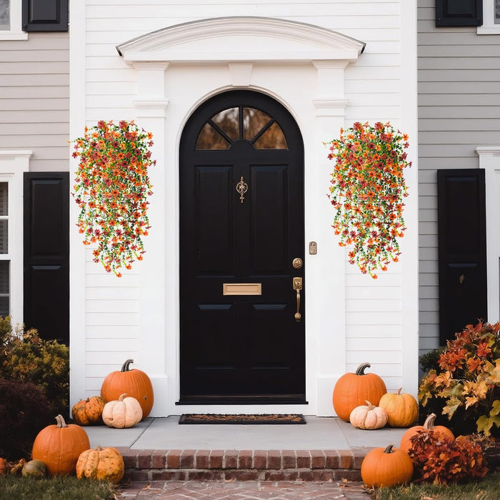 Artificial Fall Fake Flowers for Outdoor Fall Decoration
