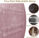 Acrylic Straw Holder for Cabinet Door - Child-Safe Organizer & Dispenser with Smooth Rounded Edges for Kitchen Accessori