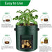 Six-Pack 10-Gallon Vegetable Grow Bags