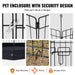 36-Inch Four-Panel Foldable Dog Playpen