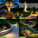 Solar Spot Lights Outdoor Waterproof, Warm White 2 Pack