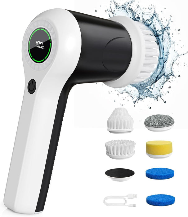 Electric Spin Scrubber, Cordless Shower Scrubber