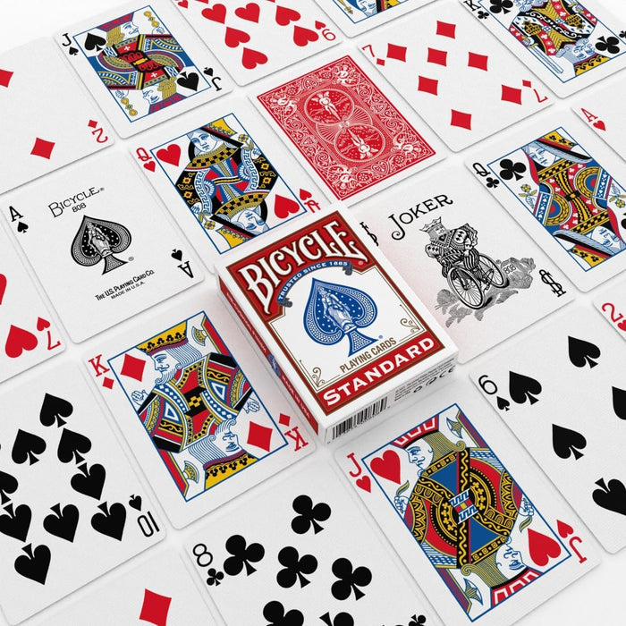 Playing Cards 2 Pack Standard Poker Size Red and Blue